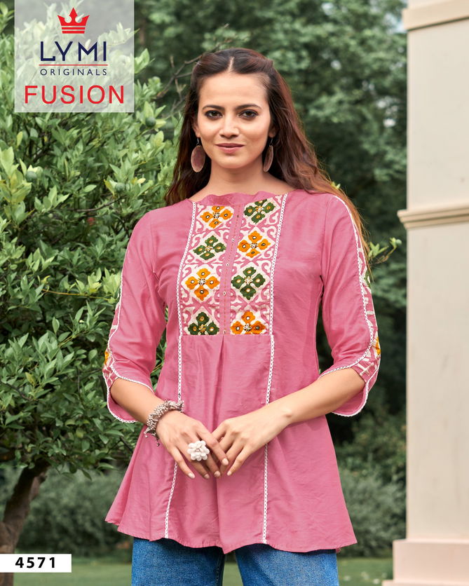 Lymi Fusion Trending Designer Western Ladies Top Catalog
